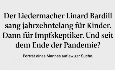 Porträt und Interview mit Linard in der Neuen Zürcher Zeitung
